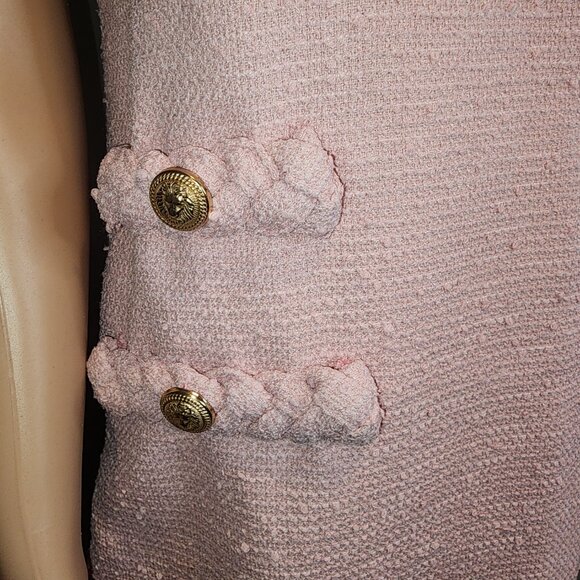 Tuckernuck Blossom Pink Tweed Jackie Dress NWT XS - Picture 2 of 12